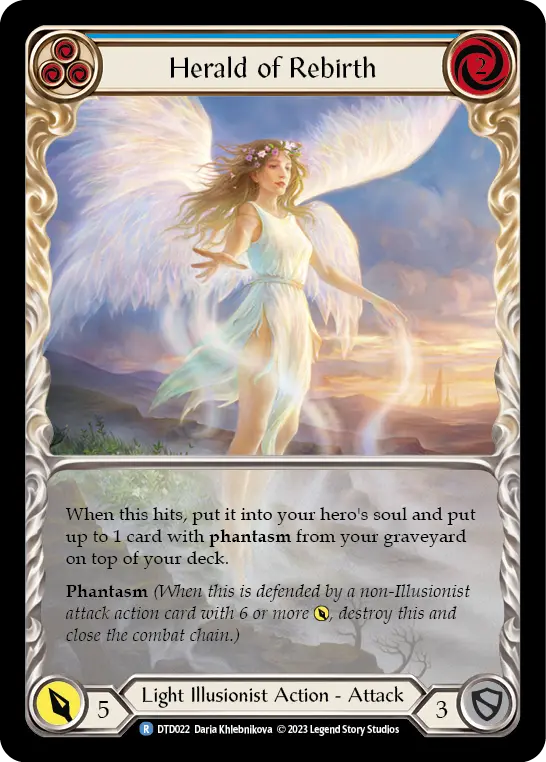 Herald of Rebirth (Blue) DTD022