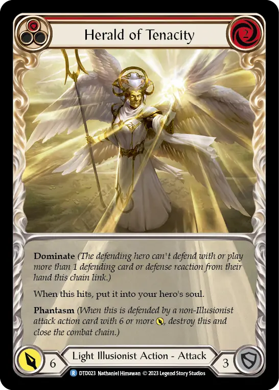Herald of Tenacity (Red) DTD023
