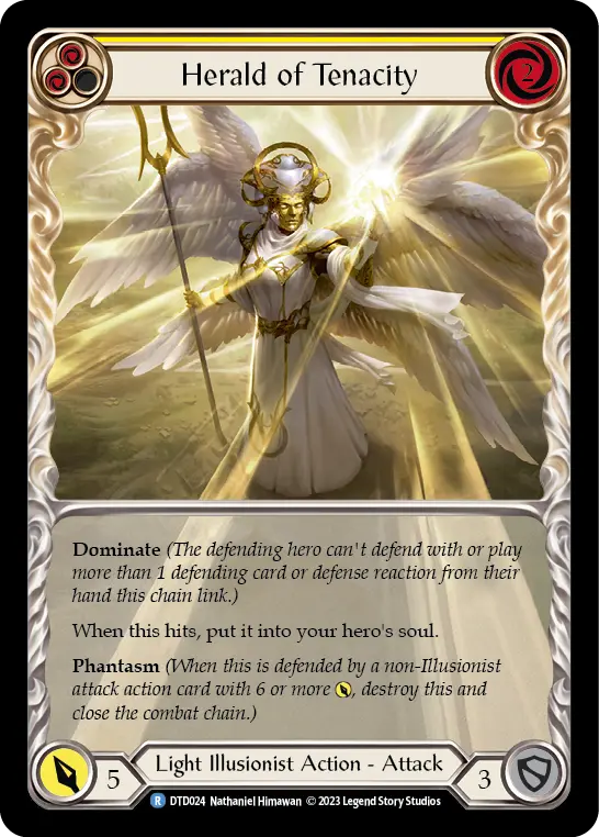 Herald of Tenacity (Yellow) DTD024