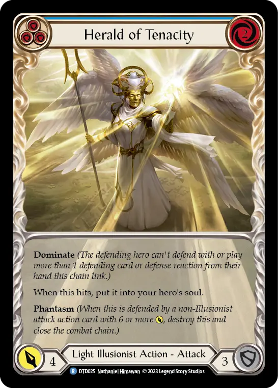 Herald of Tenacity (Blue) DTD025