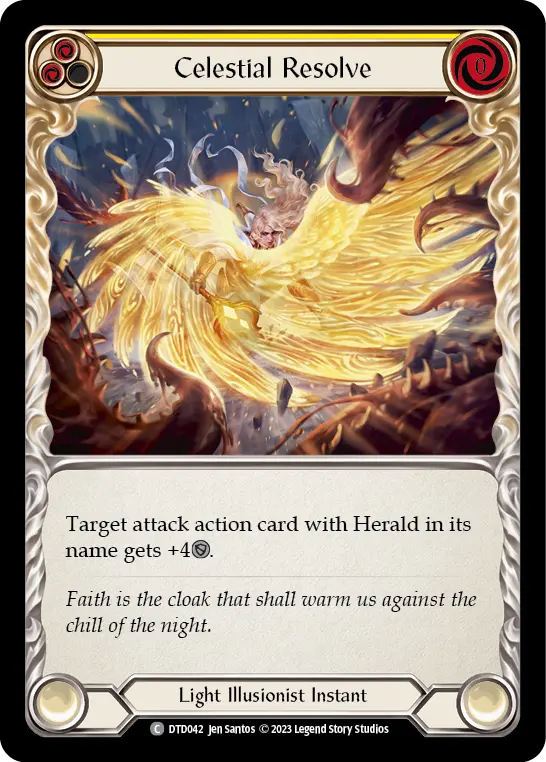 Celestial Resolve (Yellow) DTD042