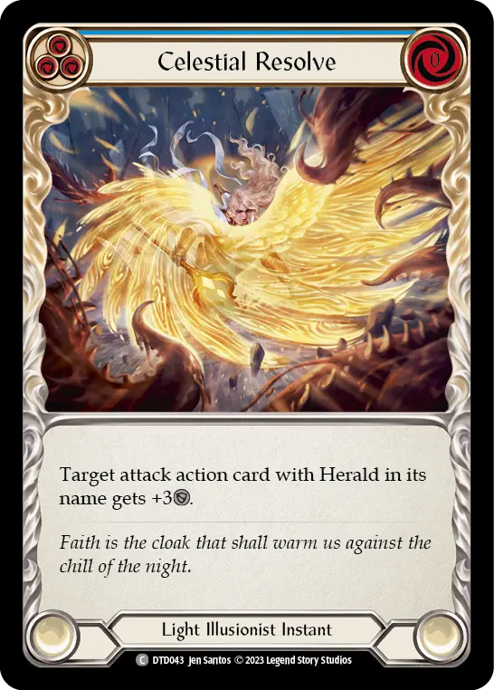 Celestial Resolve (Blue) DTD043