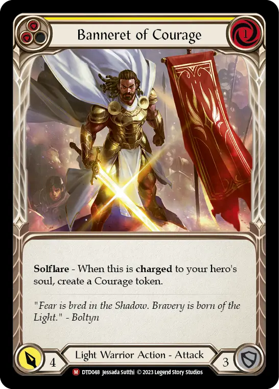 Banneret of Courage (Yellow) DTD048