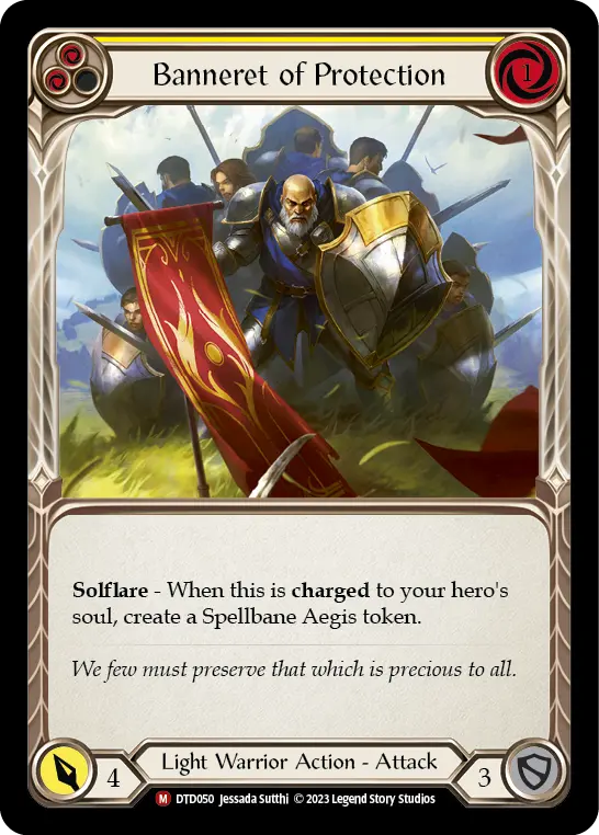 Banneret of Protection (Yellow) DTD050
