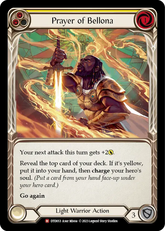 Prayer of Bellona (Yellow) DTD053