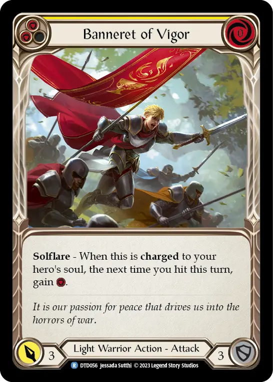 Banneret of Vigor (Yellow) DTD056