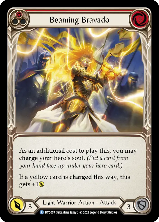 Beaming Bravado (Red) DTD057