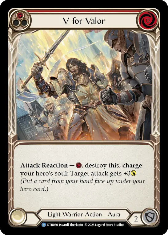 V for Valor (Red) DTD060