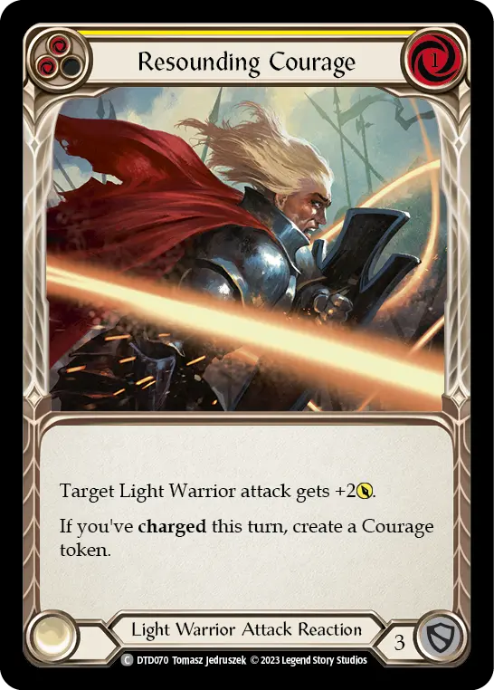Resounding Courage (Yellow) DTD070