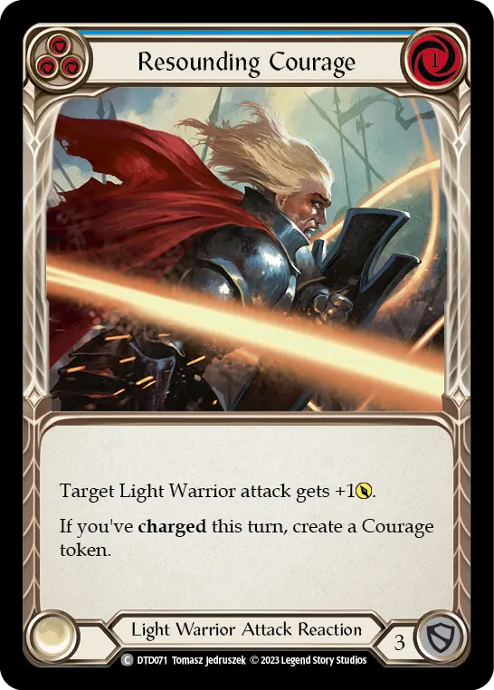 Resounding Courage (Blue) DTD071