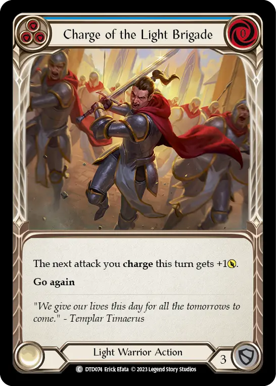 Charge of the Light Brigade (Blue) DTD074