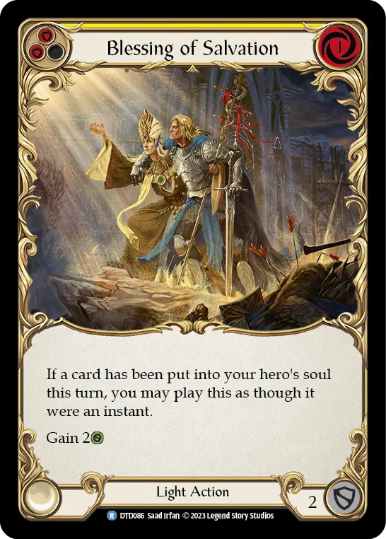 Blessing of Salvation (Yellow) DTD086