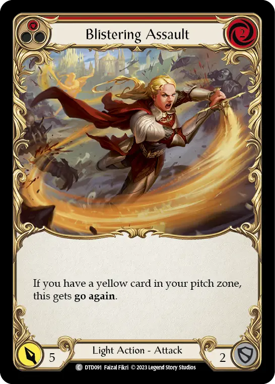 Blistering Assault (Red) DTD091