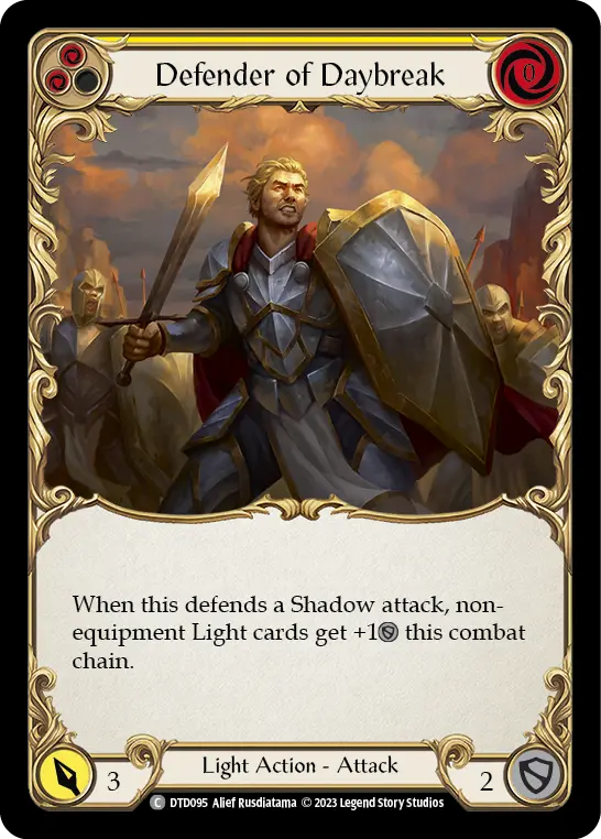 Defender of Daybreak (Yellow) DTD095