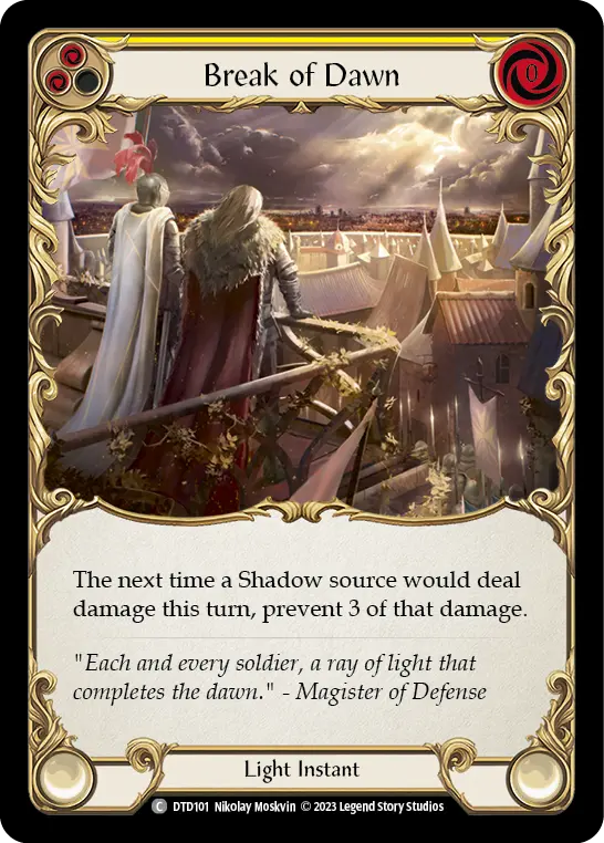 Break of Dawn (Yellow) DTD101