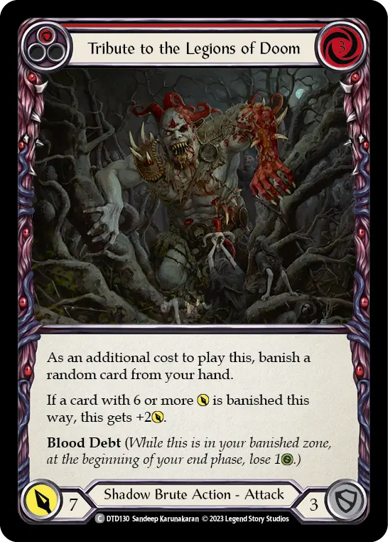 Tribute to the Legions of Doom (Red) DTD130