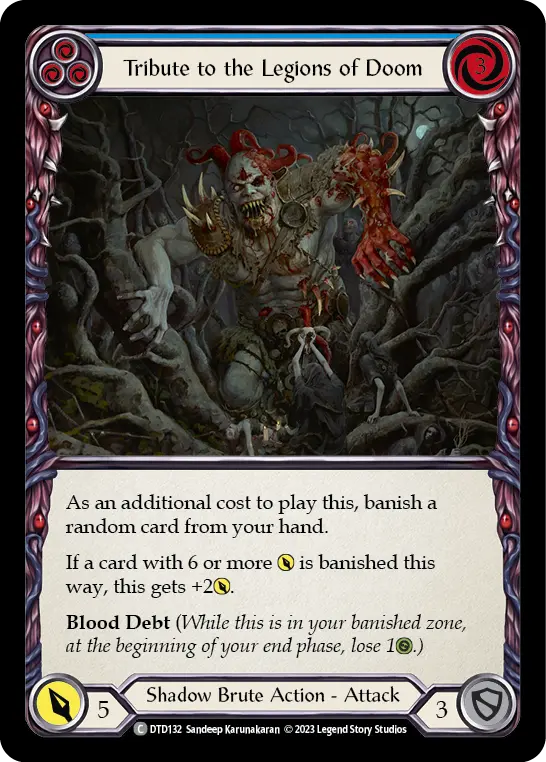 Tribute to the Legions of Doom (Blue) DTD132