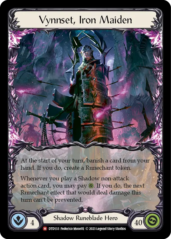 Vynnset, Iron Maiden DTD133