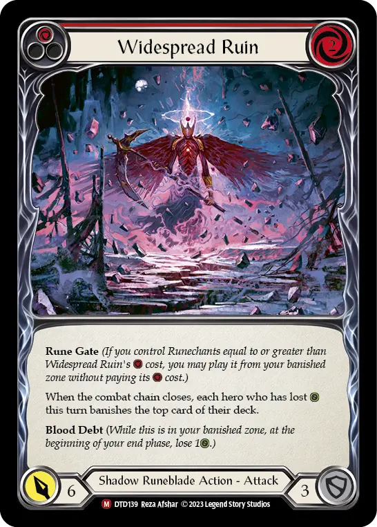 Widespread Ruin (Red) DTD139