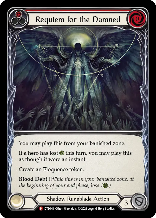 Requiem for the Damned (Red) DTD141