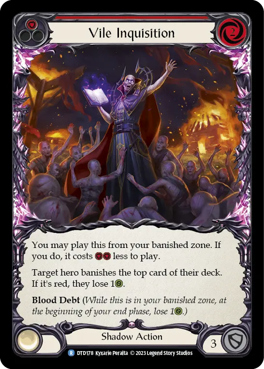 Vile Inquisition (Red) DTD178