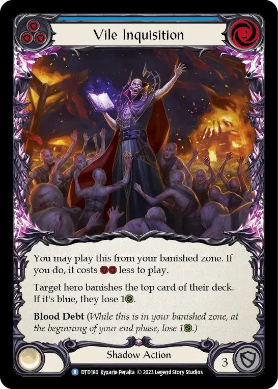 Vile Inquisition (Blue) DTD180