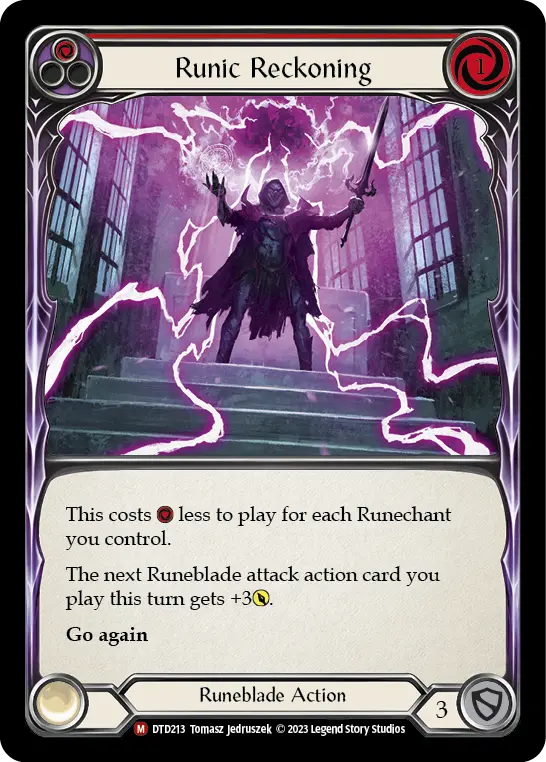 Runic Reckoning (Red) DTD213