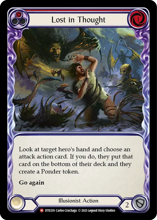 Lost in Thought (Red) DTD219