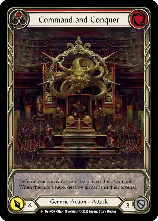 Command and Conquer (Red) DYN000, carta de Flesh and Blood de Dynasty