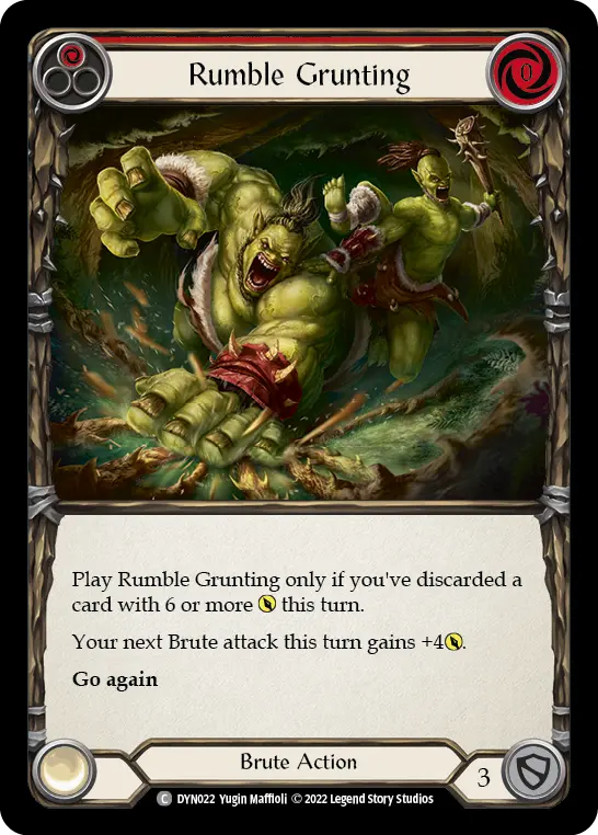 Rumble Grunting (Red) DYN022