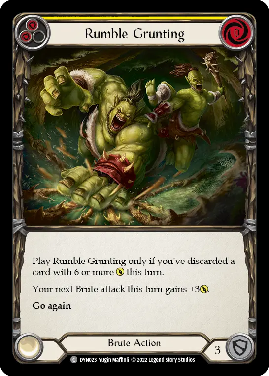 Rumble Grunting (Yellow) DYN023