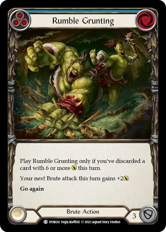 Rumble Grunting (Blue)