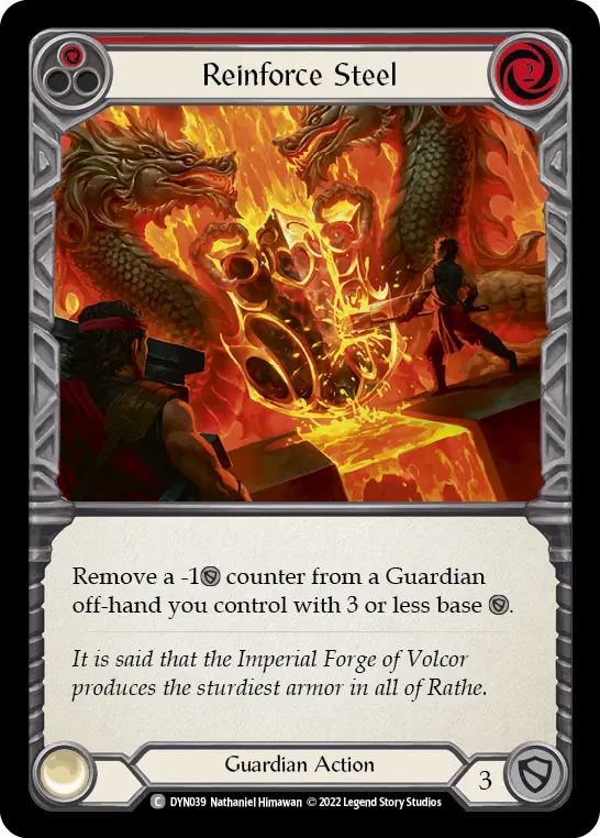 Reinforce Steel (Red) DYN039