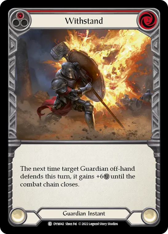 Withstand (Red) DYN042