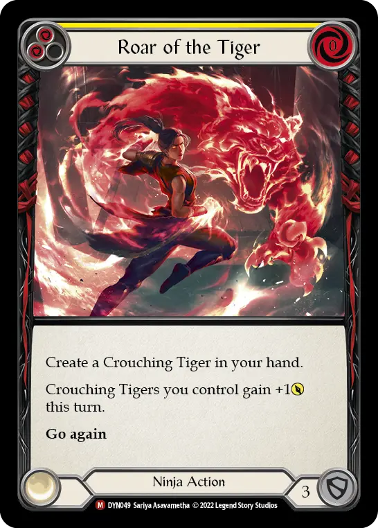 Roar of the Tiger (Yellow)