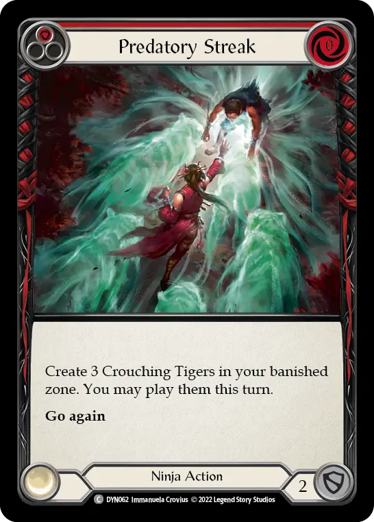 Predatory Streak (Red) DYN062