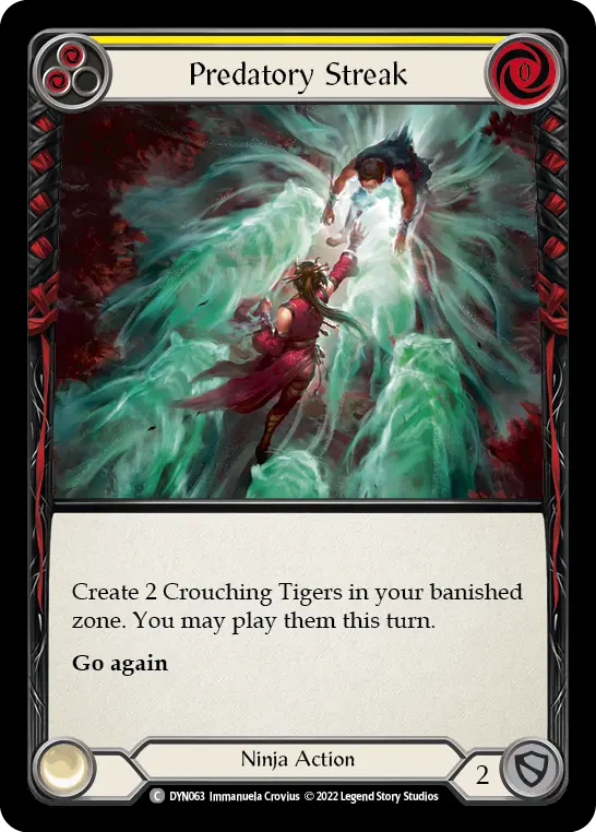 Predatory Streak (Yellow) DYN063