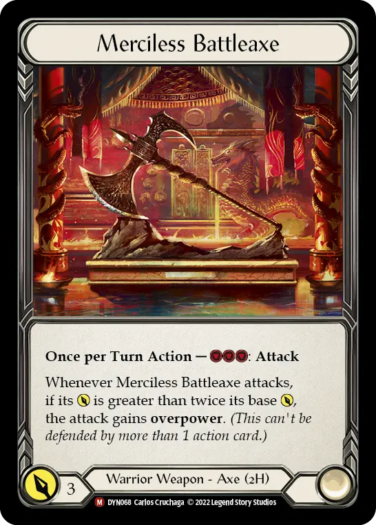 Merciless Battleaxe DYN068