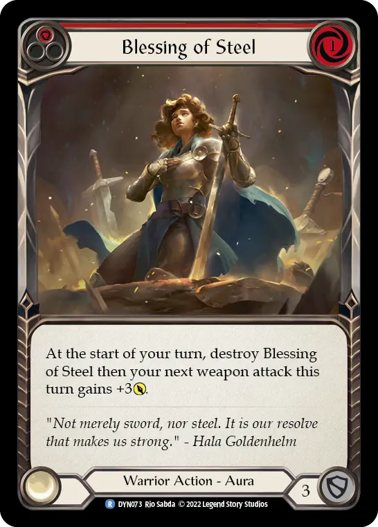 Blessing of Steel (Red) DYN073