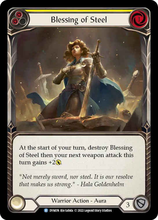 Blessing of Steel (Yellow) DYN074