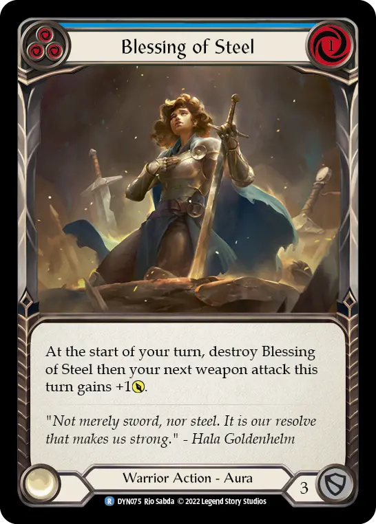 Blessing of Steel (Blue) DYN075