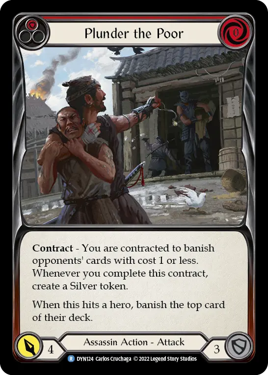 Plunder the Poor (Red) DYN124