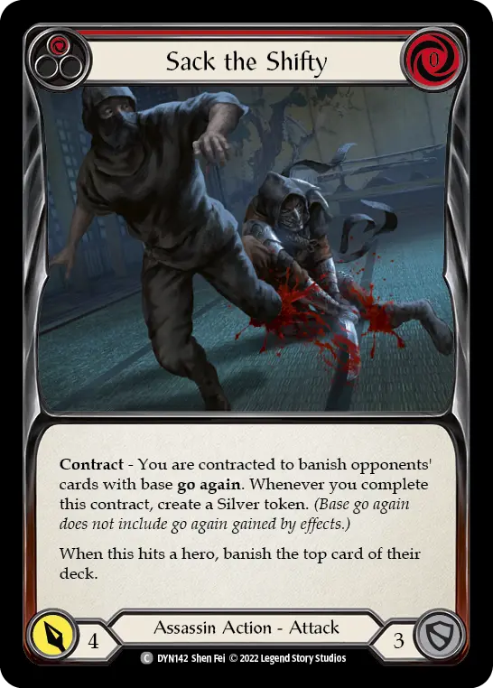 Sack the Shifty (Red) DYN142