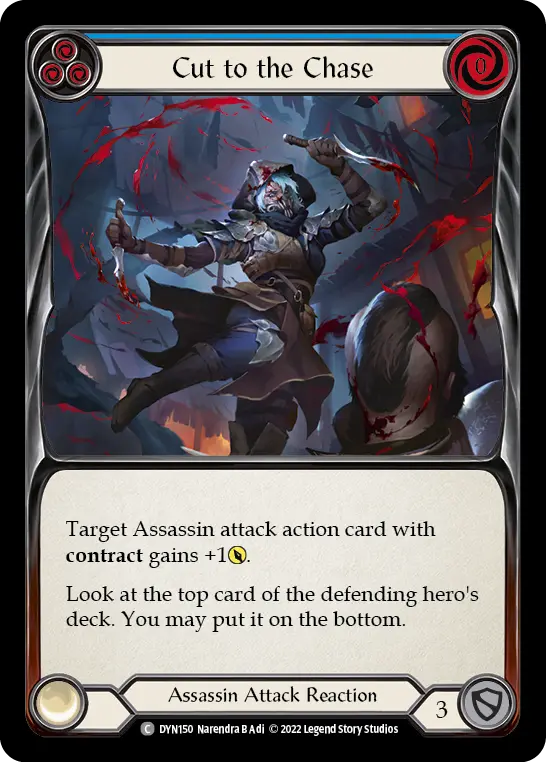 Cut to the Chase (Blue)