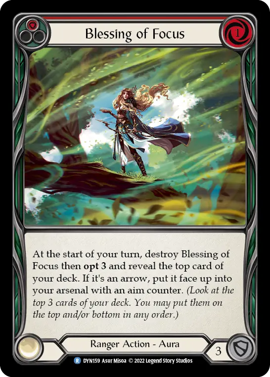 Blessing of Focus (Red)