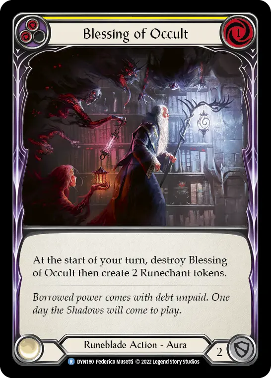 Blessing of Occult (Yellow) DYN180