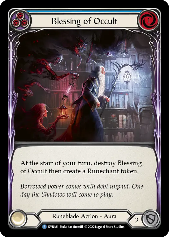 Blessing of Occult (Blue) DYN181