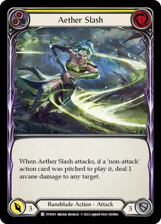 Aether Slash (Yellow) DYN183