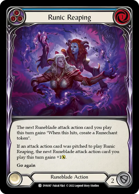 Runic Reaping (Blue) DYN187