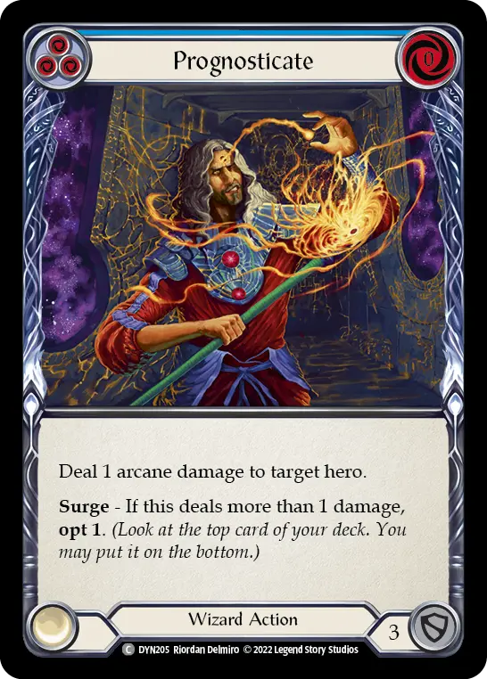 Prognosticate (Blue)